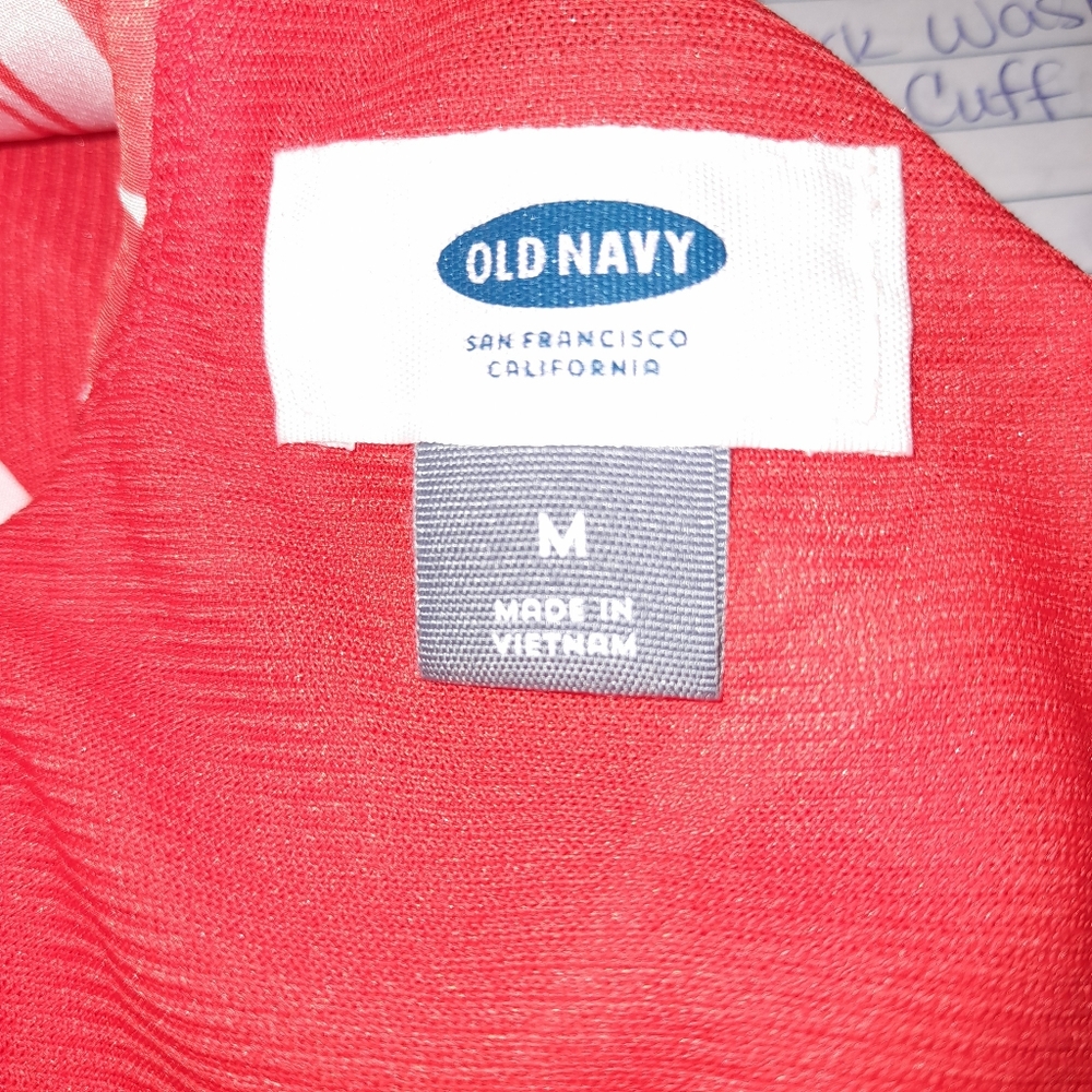 🔥🔥Old Navy Sundress Twisted back Orange Combo lined - Picture 6 of 8